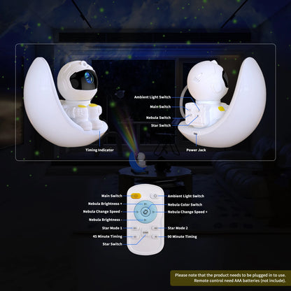 Lampka Astronauta na Księżycu